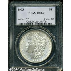 1903 $1 MS66 PCGS.