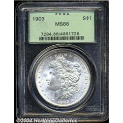 1903 $1 MS66 PCGS.
