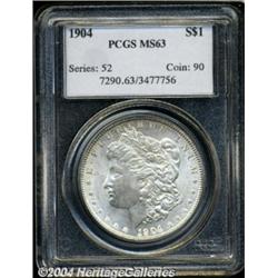 1904 $1 MS63 PCGS.