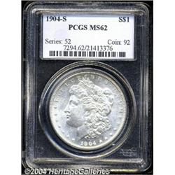 1904-S $1 MS62 PCGS.