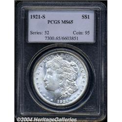 1921-S $1 MS65 PCGS.