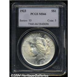 1923 $1 MS66 PCGS.