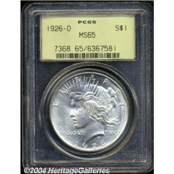 1926-D $1 MS65 PCGS.