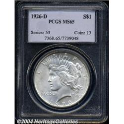 1926-D $1 MS65 PCGS.