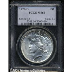 1926-D $1 MS66 PCGS.