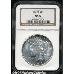 1927-S $1 MS64 NGC.