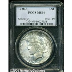 1928-S $1 MS64 PCGS.