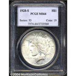 1928-S $1 MS64 PCGS.