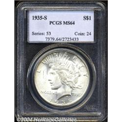 1935-S $1 MS64 PCGS.
