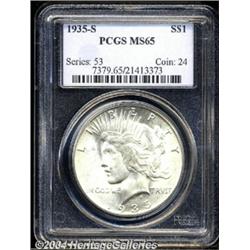 1935-S $1 MS65 PCGS.