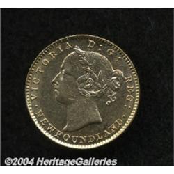 Newfoundland. Victoria gold 2 Dollars 1888,