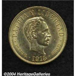 Republic. Gold 10 Pesos 1915,
