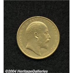Edward VII gold Sovereign 1902,