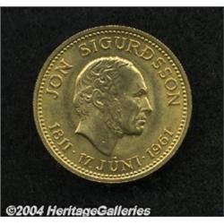 Republic. Gold 500 Kronur 1961,