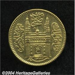 Hyderabad. Gold Ashrafi AH1343/14 (1924),