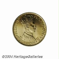 Haakon VII gold 20 Kroner 1910,