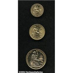 Republic. Gold 5, 10 and 20 Soles,