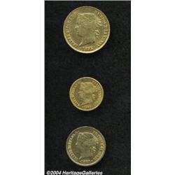 Isabel II gold Type Set 1862,
