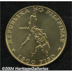 Republic. Gold 1500 Piso 1976,