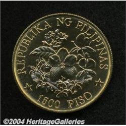 Republic. Gold 1500 Piso 1978,