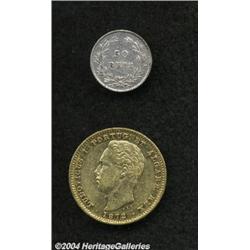 Luiz I gold 5000 Reis 1872,