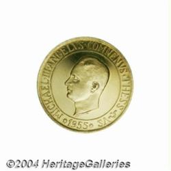 Michael III gold 20 Francs 1955,