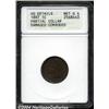 Image 1 : 1897 1C Cent--Partial Collar, Damaged, Corroded--ANACS. VG Details, Net Good 4.
