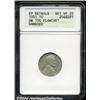 Image 1 : 1951 1C Cent--Struck on 10C Planchet, Damaged--ANACS. XF Details, Net VF20.