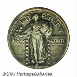 1924-S 25C Quarter--Off-Center--XF45 ANACS.