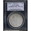 Image 1 : Undated $1 Type Two Blank Dollar Planchet--90% Silver--MS60 PCGS.
