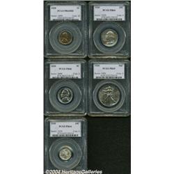 1939 Proof Set PR64 to PR66 PCGS.