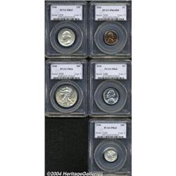 1940 Proof Set PR64 to PR66 PCGS.