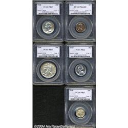 1940 Proof Set PR66 to PR67 PCGS.