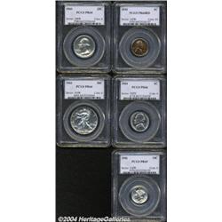 1941 Proof Set PR64 to PR66 PCGS.