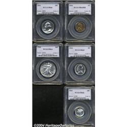 1941 Proof Set PR64 to PR66 PCGS.