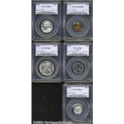1942 Proof Set PR64 to PR67 PCGS.