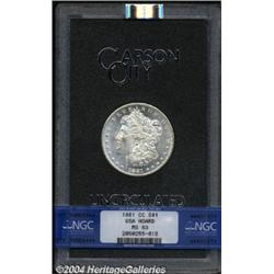 1881-CC $1 MS63 NGC.
