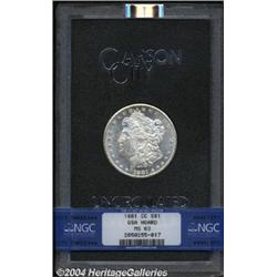 1881-CC $1 MS63 NGC.