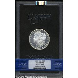 1881-CC $1 MS64 Deep Mirror Prooflike NGC.