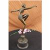 Image 4 : Dancer Bronze sculpture on Marble Base Figurine