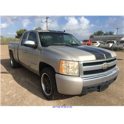 2008 - CHEVROLET SILVERADO 1500 // TEXAS REG ONLY // REBUILT SALVAGE