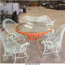 (2) PATIO TABLE AND CHAIR SETS