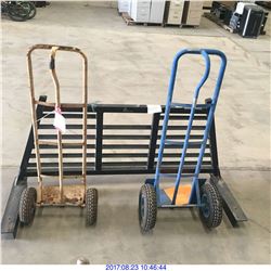 2- DOLLIES, 1-PICKUP TRUCK HEADACHE RACK