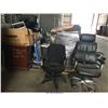 Image 2 : CHAIRS, FILING CABINET,SOFA SEATS,KEYBOARDS,DESK,COPIER AND MORE MISC ITEMS