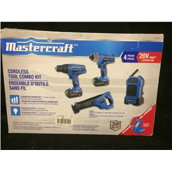 MASTERCRAFT CORDLESS TOOL COMBO KIT