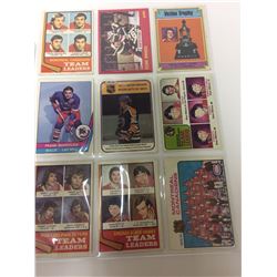 NHL HOCKEY TRADING CARDS LOT (GRETZKY, MAHOVLICH, CANADIANS)