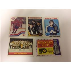 NHL HOCKEY TRADING CARDS LOT (LAFLEUR, LEMIEUX, MCDONALD)