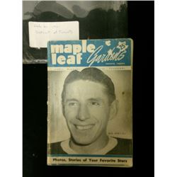 1951 TORONTO MAPLE LEAFS GAME PROGRAM (SEPT 21 1965) DETROIT VS TORONTO