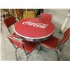 Image 1 : VINTAGE COCA COLA DINER TABLE W/ CHAIRS