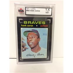 1971 TOPPS #400 HANK AARON (7.5 NM+)